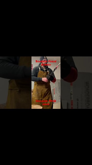 Bourbon Knife Quench: Cause Merica