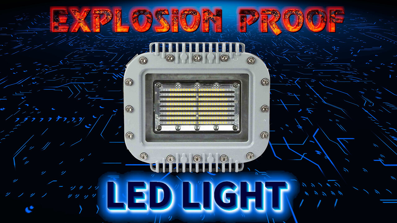 Explosion Proof 70 Watt Low Profile LED Light Fixture - 6000 Lumens