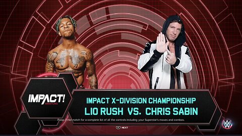 Impact Wrestling Slammiversary 2023 Chris Sabin vs Lio Rush for the Impact X Division Championship