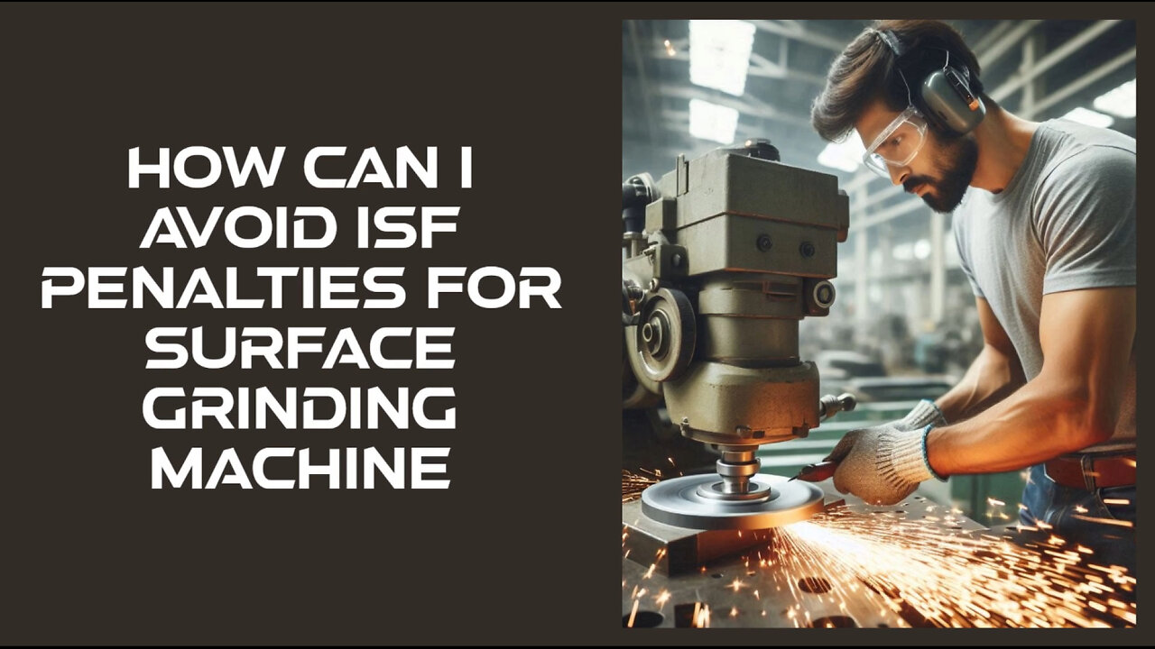 Avoiding ISF Penalties: Importing a Surface Grinding Machine Made Easy!