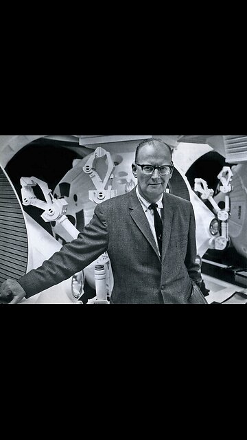 The 'Space' satellite a concept made up by freemason science fiction writer Arthur C. Clarke in 1945