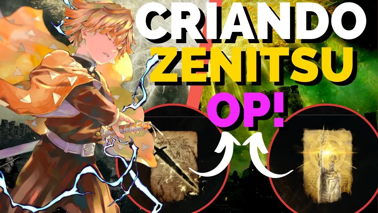 [Elden Ring]: Como criar o ZENITSU (Demon Slayer) OP!