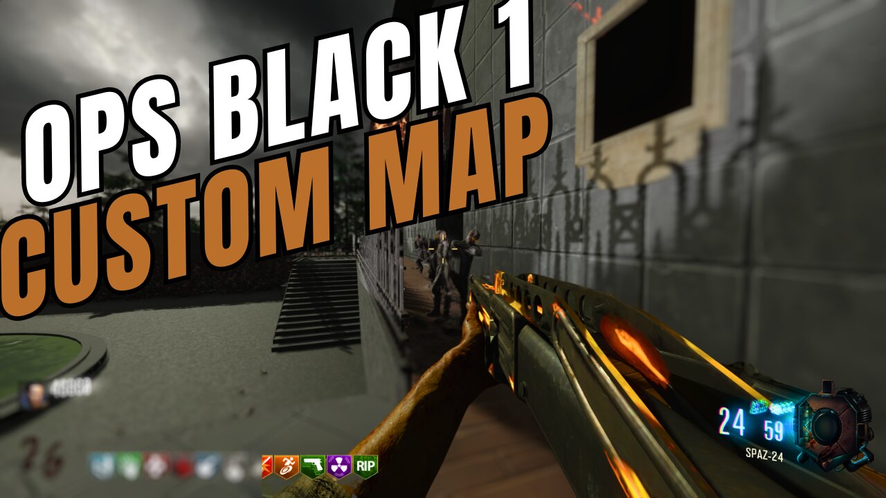 OPS BLACK 1 CUSTOM ZOMBIES GAMEPLAY IN BLACK OPS 3