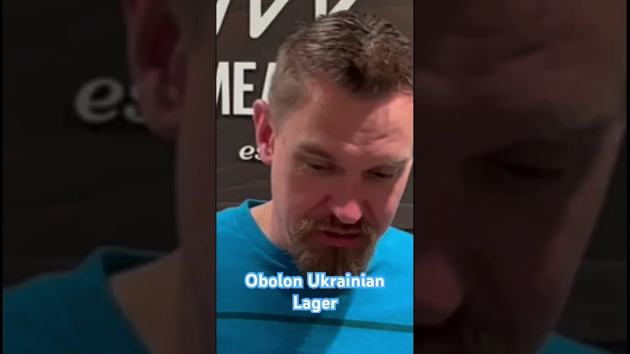 Obolon Ukrainian Lager! Ukraine inspired MEAD coming Saturday! #mead #ukraine