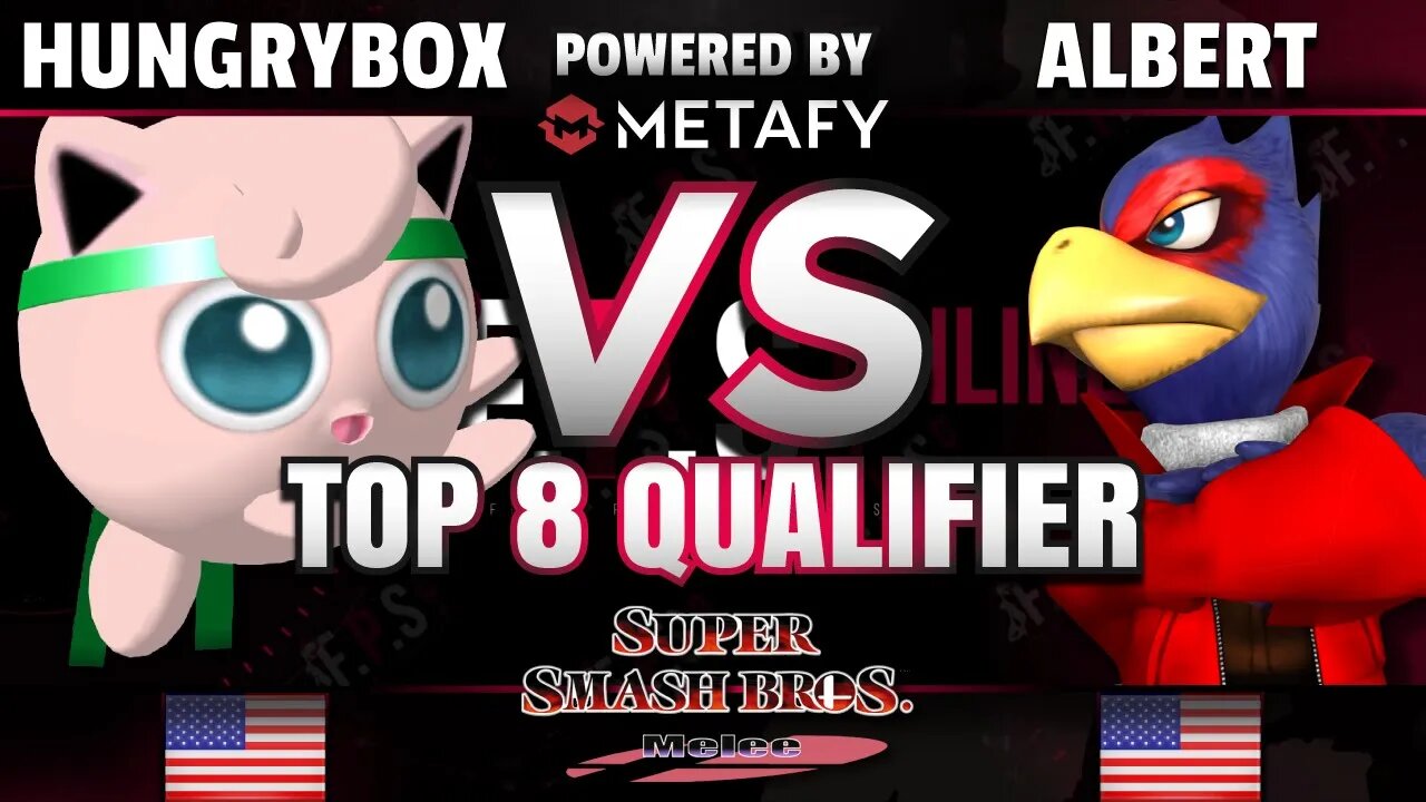 FPS4 Online - Liquid | Hungrybox (Jigglypuff) vs. Tenacity | Albert (Falco) - Melee Top 8 Qualifier