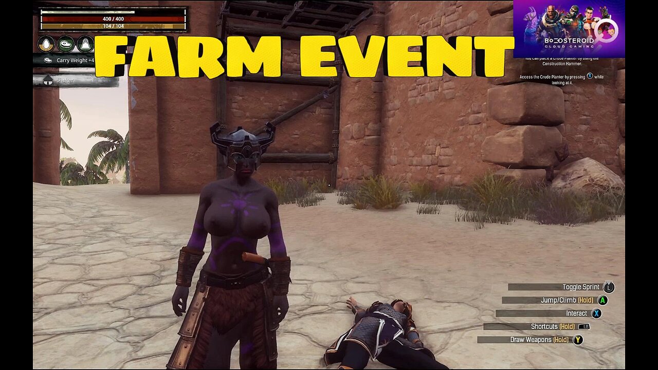 Conan Exiles Farming event busty boobs #Boosteroid #conanexiles