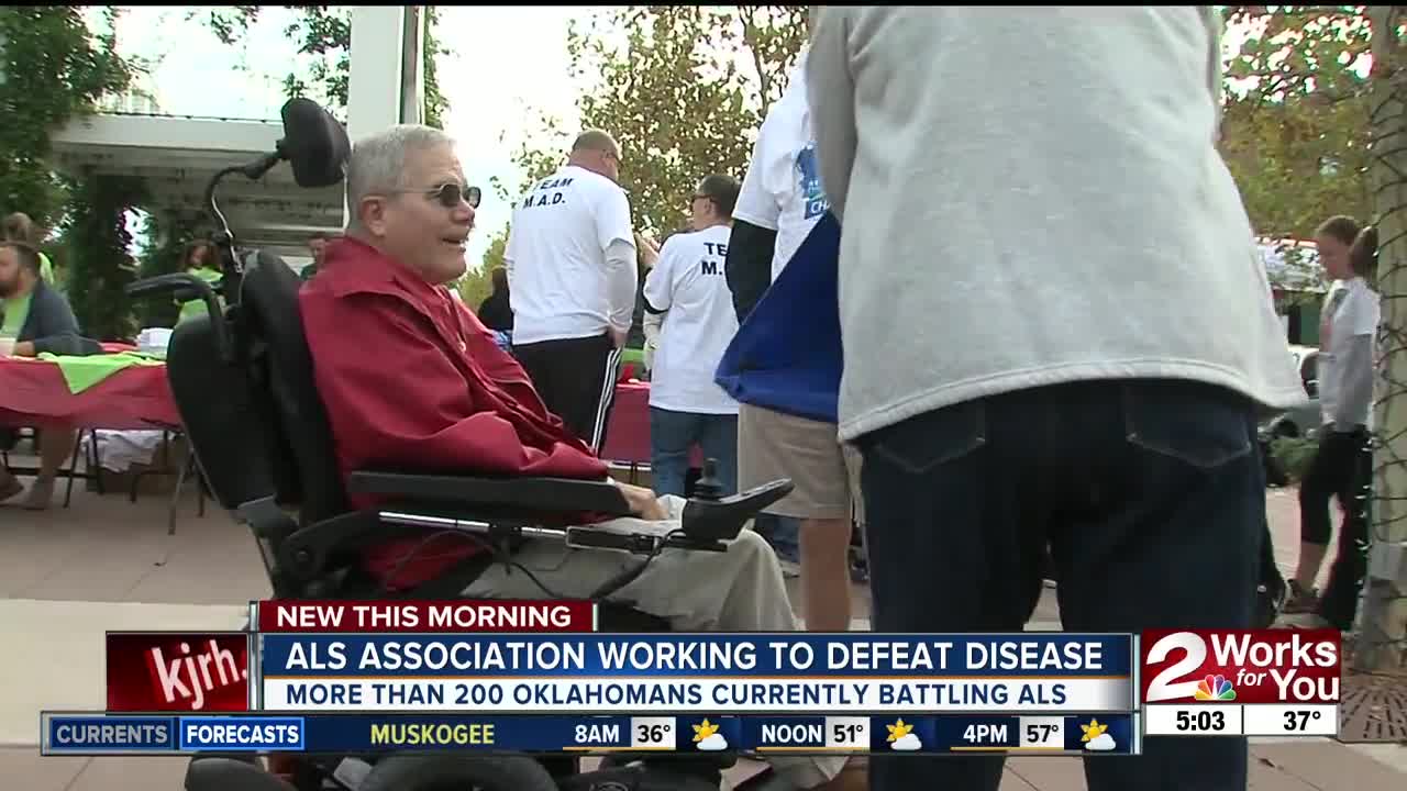 More than 200 Oklahomans currently battling ALS