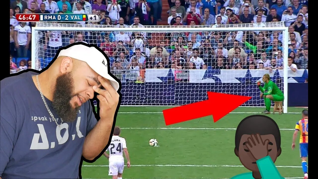 10 MOST FUNNY PENALTY KICKS IN FOOTBALL - REACTION