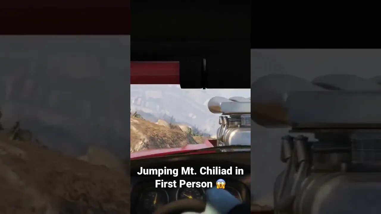 Jumping Mt. Chiliad In First Person | Full Video In Description | #shorts