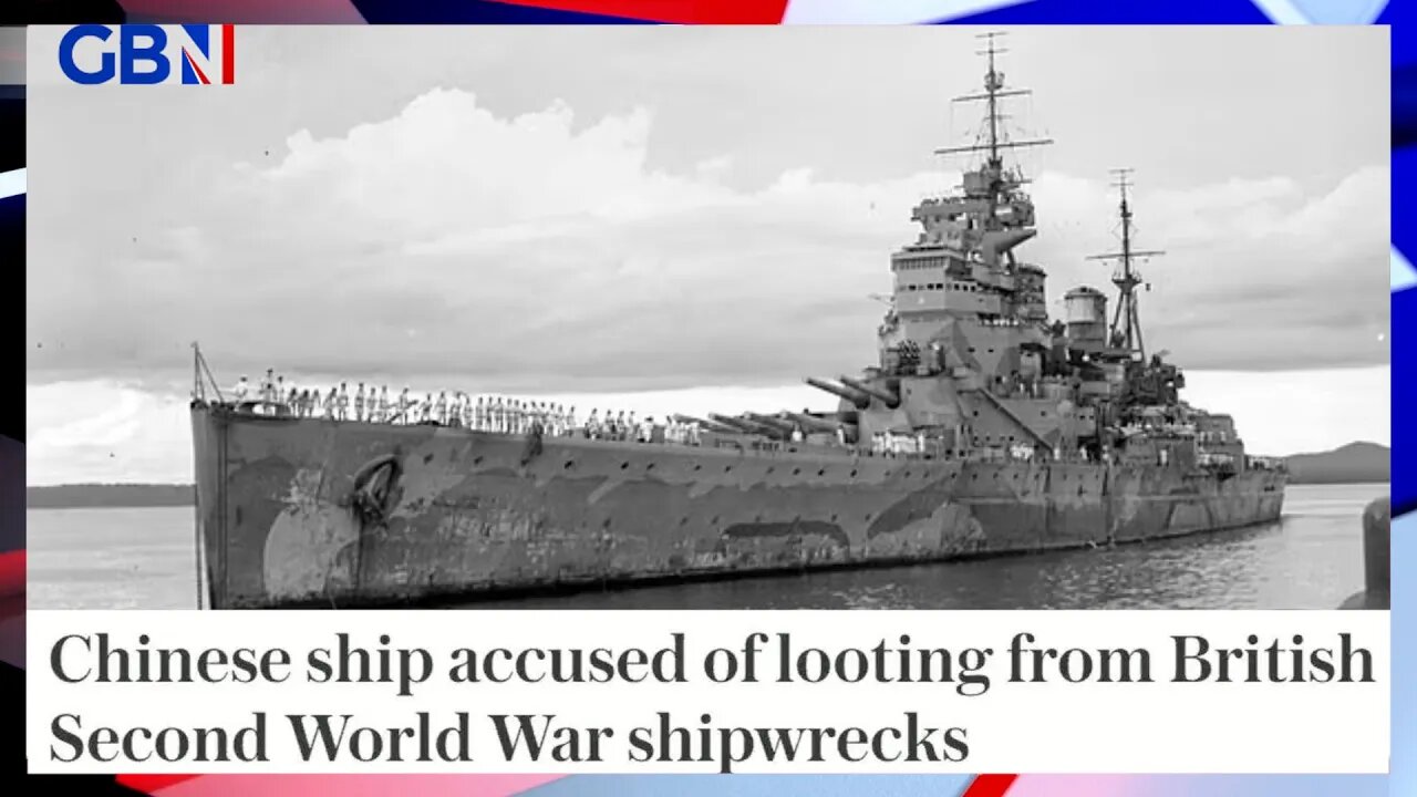 Chinese ship accused of looting from British Second World War shipwrecks 🗞 Headliners