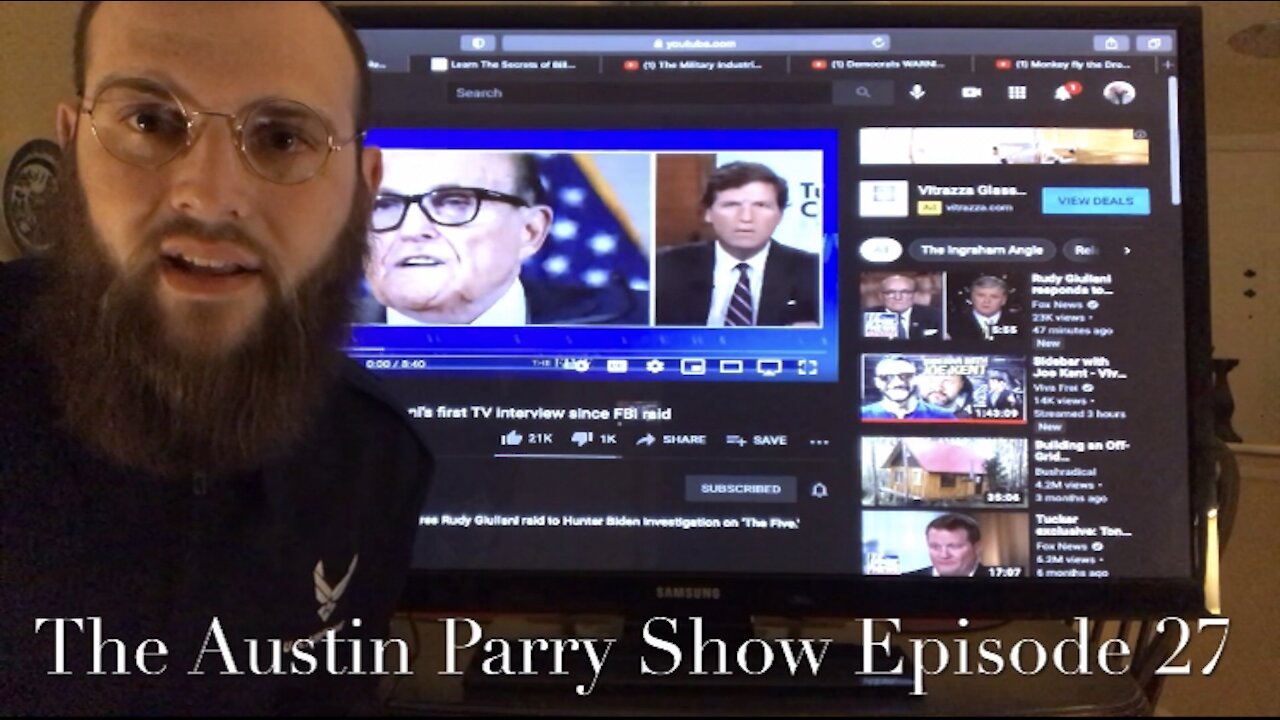APS episode: 27. May 3rd 2021, Carlson, Jones, Rogan, Pool, Chimpanzees Flying Drones! God Bless All