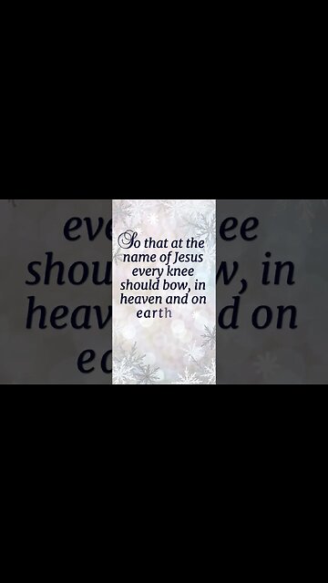 Philippians 2:8-11 | #shorts