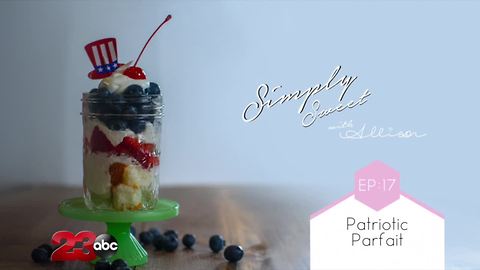 Patriotic Parfait, perfect for the Fourth of July!