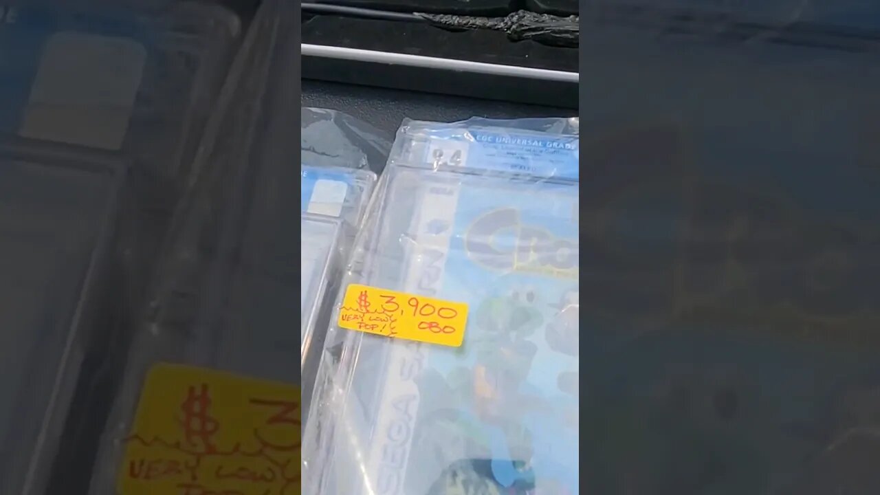 $3k FOR A SEGA SATURN GAME🤯🤯🤯 #retro #retrogaming #youtubeshorts #fleamarket #thrifting #sega #fyp