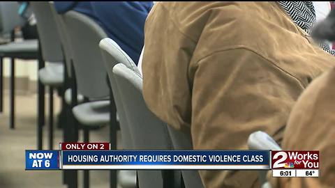 Tulsa public housing requiring domestic violence class
