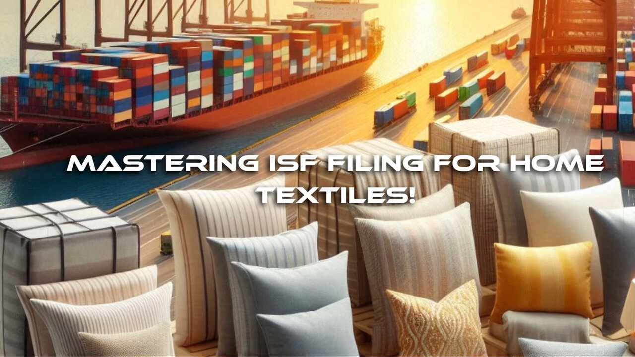 The Role of Customs Brokers: Filing ISF for Home Textile Companies