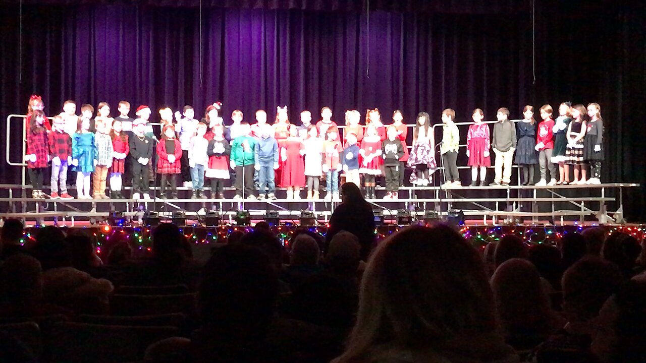 Allen Elementary Christmas Concert 2nd Grade 1/3