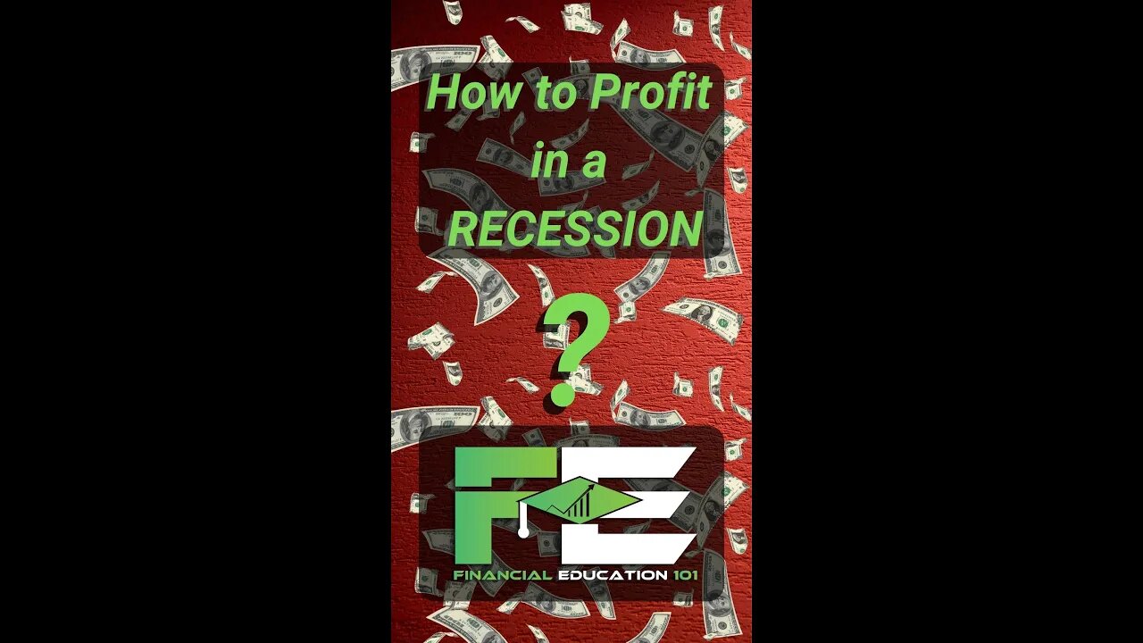 How to Invest in a Recession - How to Profit in a RECESSION? #shorts