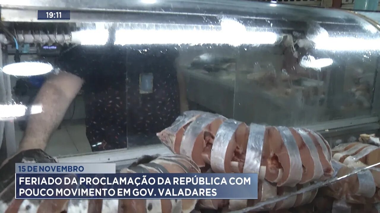 15 de Novembro: Feriado da Proclamação da Republica com pouco movimento em Gov. Valadares.