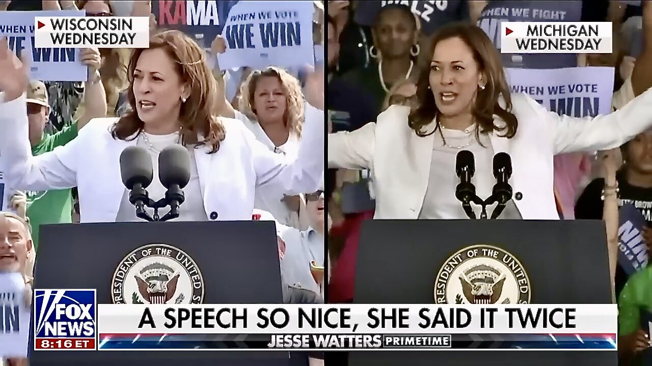 Fake Kamala Harris Robotically Mimics Herself In Stump Speeches + Her Most Embarrassing Word Salads