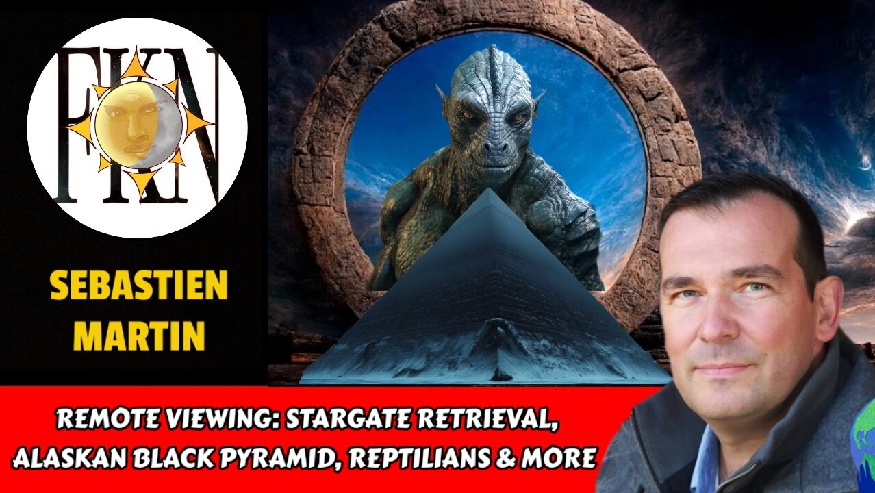 Remote Viewing: Stargate Retrieval, Alaskan Black Pyramid, Reptilians & More | Sebastien Martin