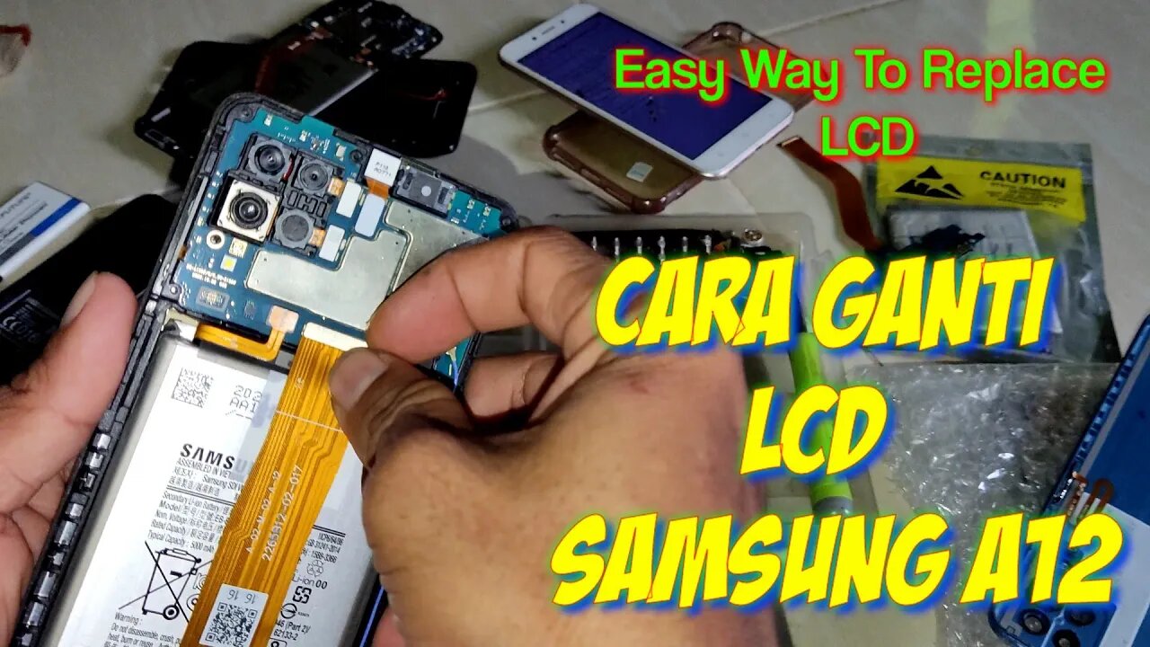 Cara Mudah Mengganti LCD Samsung A12 // Replace Lcd SAMSUNG A12 @stay0301