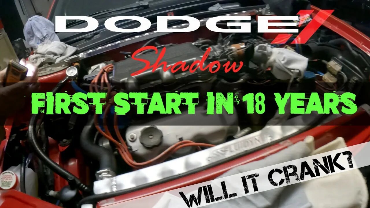 Dodge Shadow Auto-X Car - First Start in 18 Years! Will it Crank?