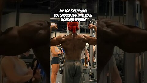 3 Exercises You SHOULD Add Into Your Workout Routine #fitnessshorts #backandbiceps #bodybuilding