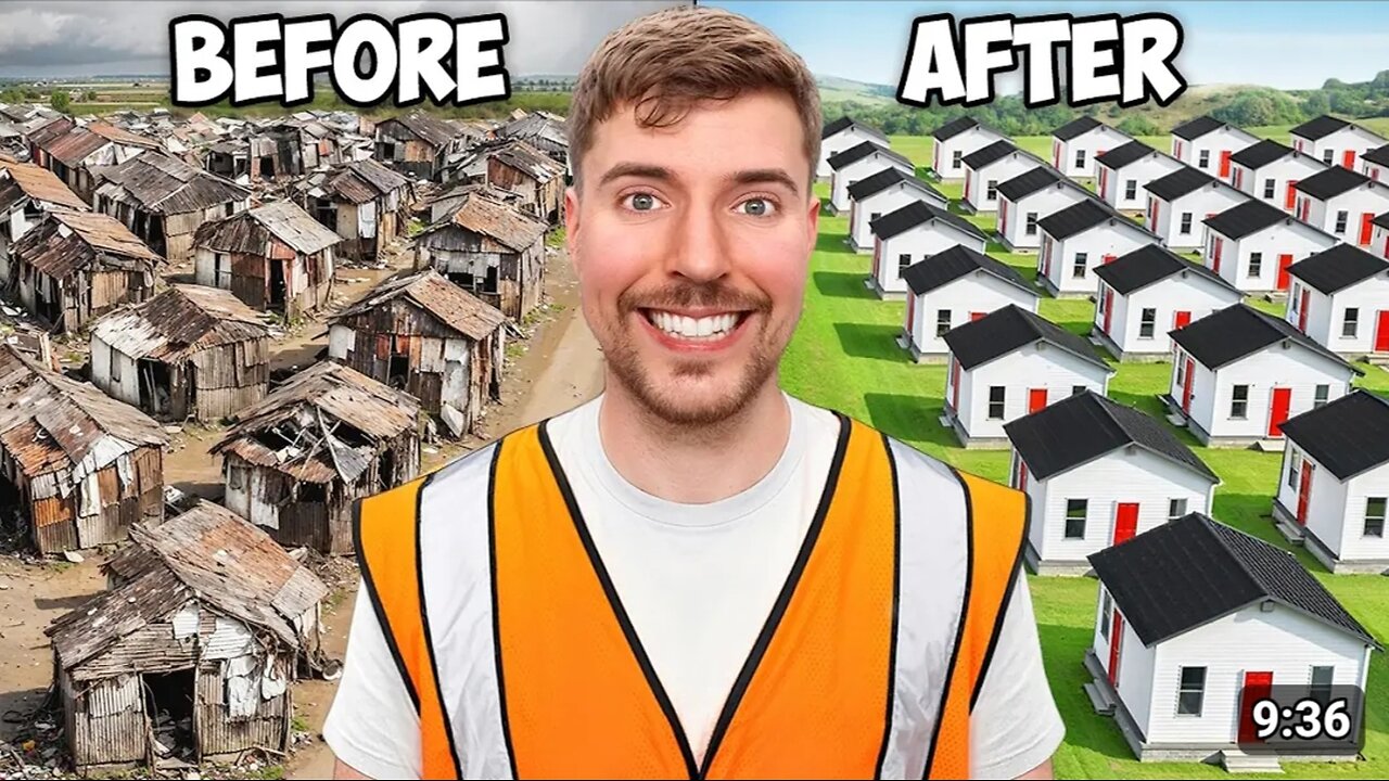 I Built 100 House And Gave Them Away!