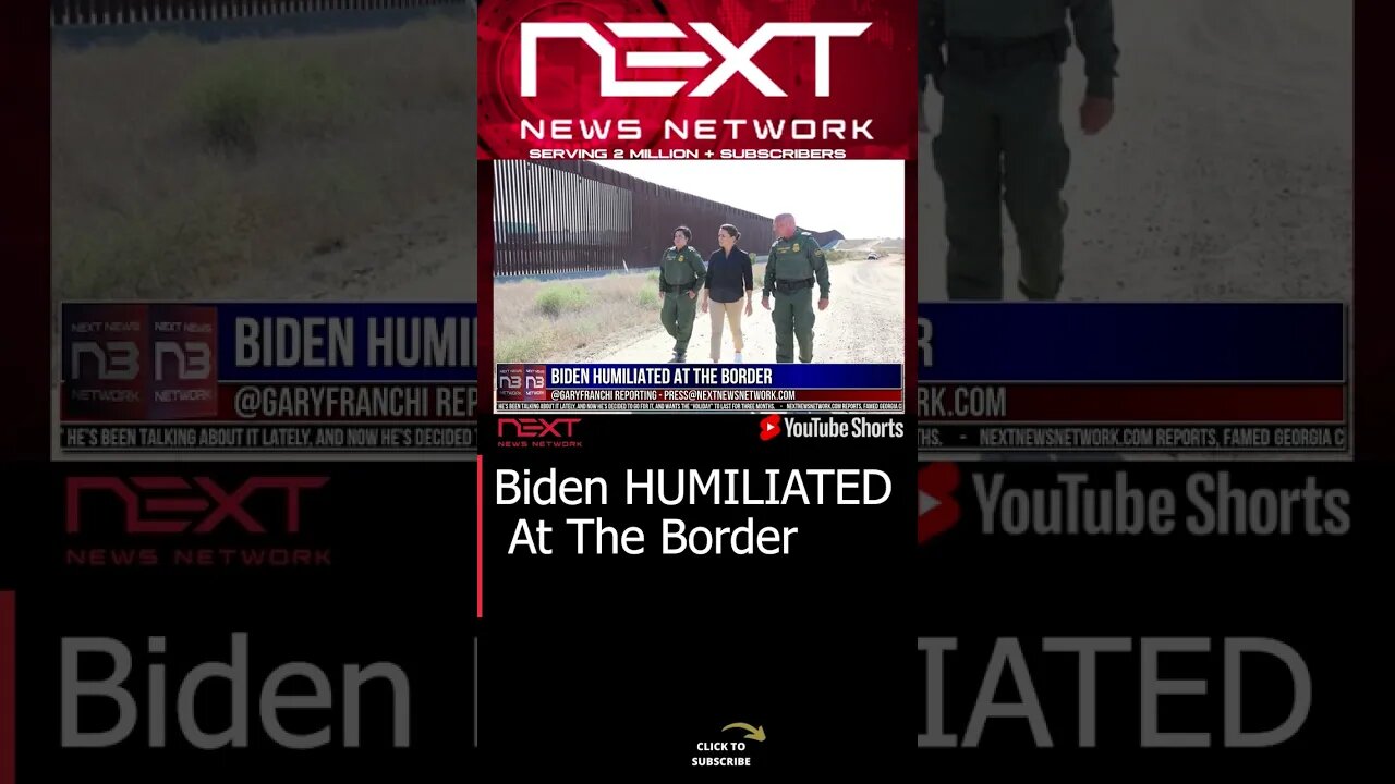 Biden HUMILIATED At The Border #shorts