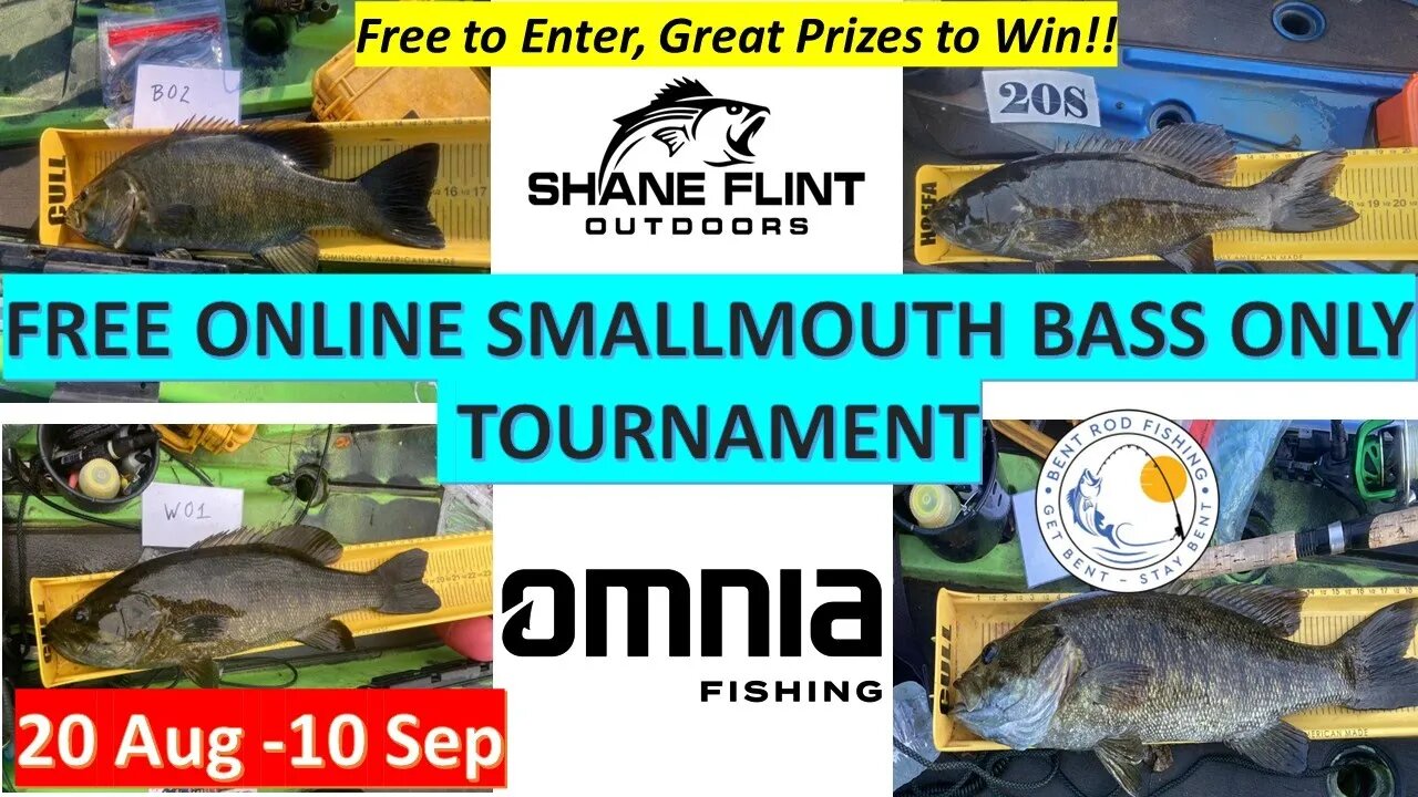 Summer Smallmouth Bass Tournament, Free To Enter Nation Wide #fishing #bassfishing