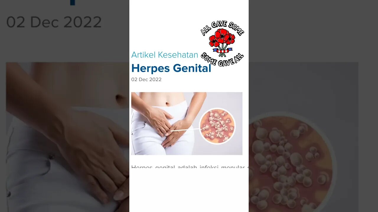 healthies stay aware from virus herpes genital