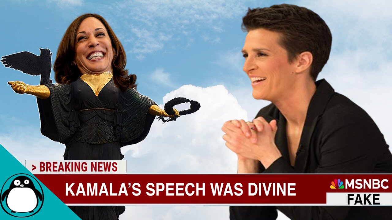 MSNBC Worships Kamala Harris' Eloquent Speech - Parody