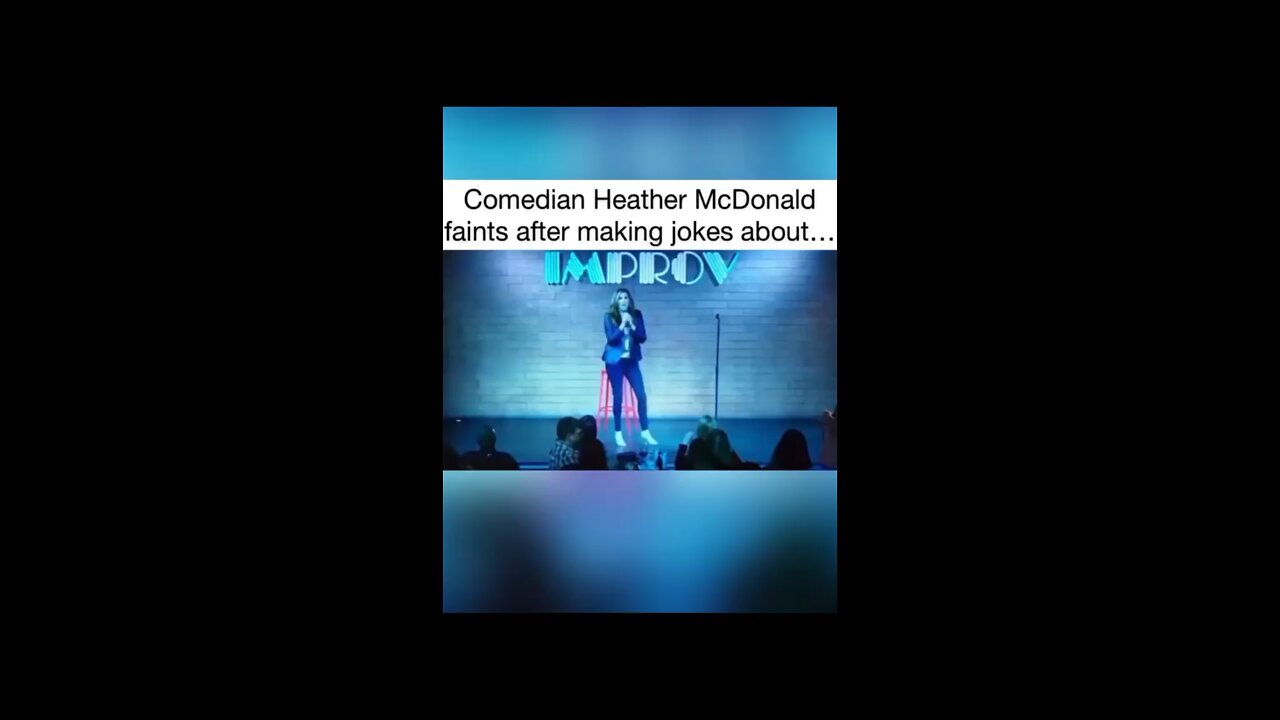 Heather McDonald collapses after making jokes about..