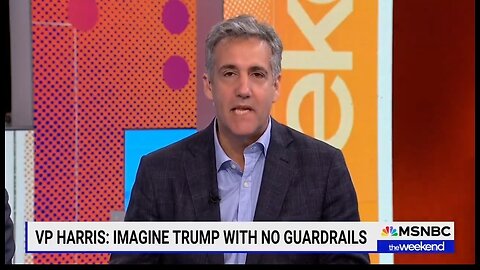 Michael Cohen Smears Trump: He Wants To Be A Fuhrer