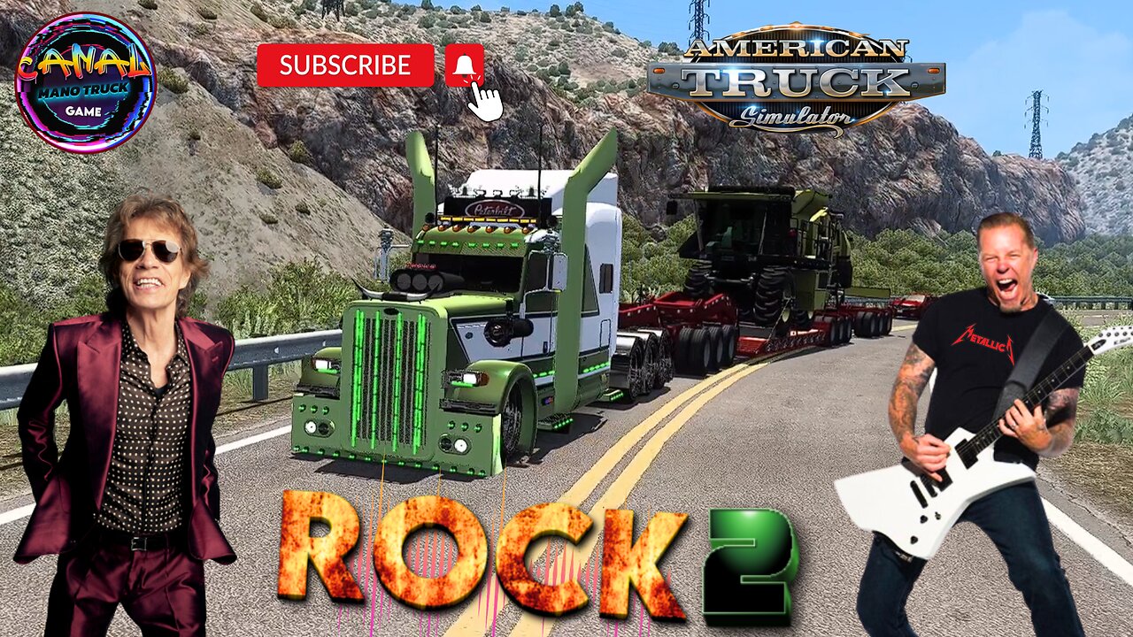 ATS 1.48 GAME PLAYER AMÉRICA TRUCK SIMULATOR POP & ROCK MUSIC