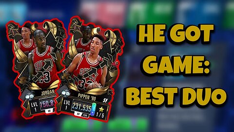 HE GOT GAME - IS MICHAEL JORDAN & SCOTTIE PIPPEN THE BEST DUO IN NBA 2K MOBILE?!?!?!?!