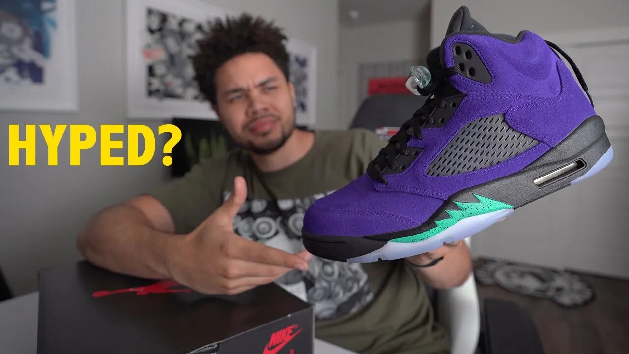 Alternate Grape Air Jordan 5 First Thoughts