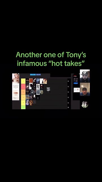 Another One of Tony’s Infamous “Hot Takes”