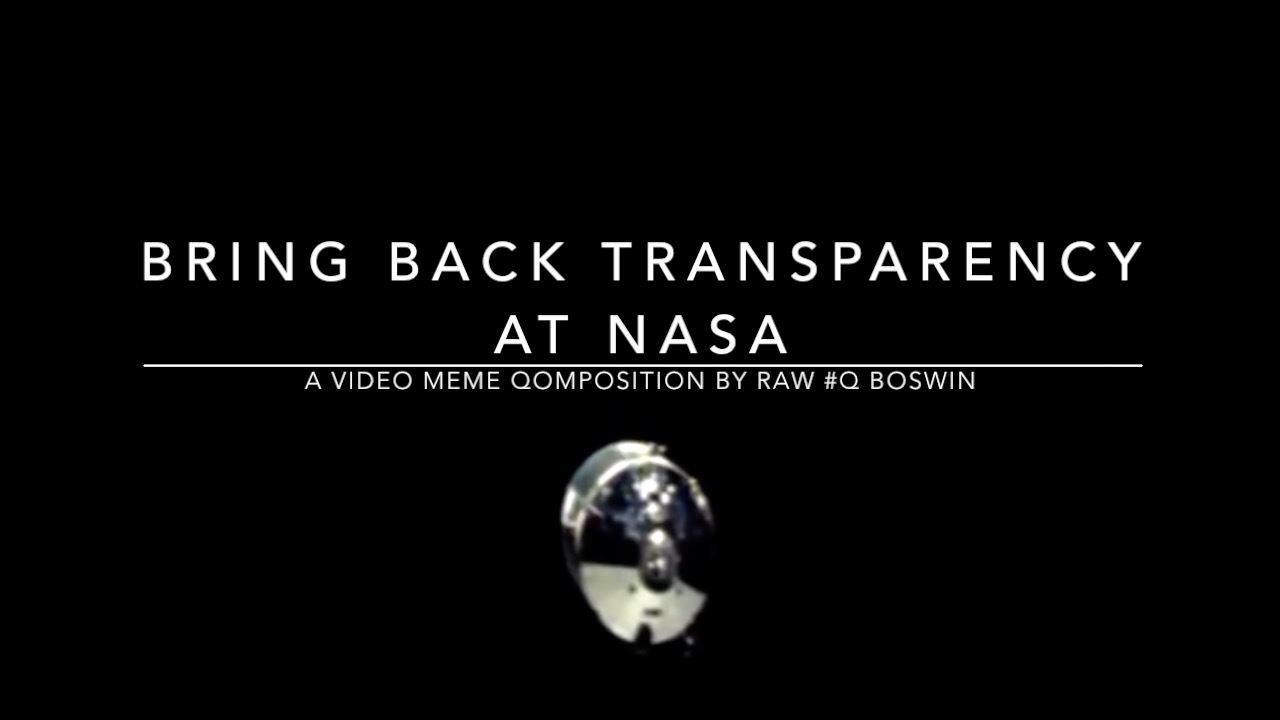 Bring Back Transparency at #NASA ~ Cloaking Technology on the #Moon in 1969? ~ A #MusicalMeme