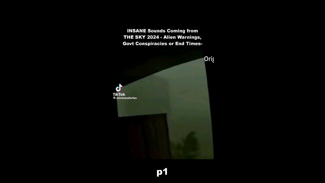 insane sounds coming from the sky