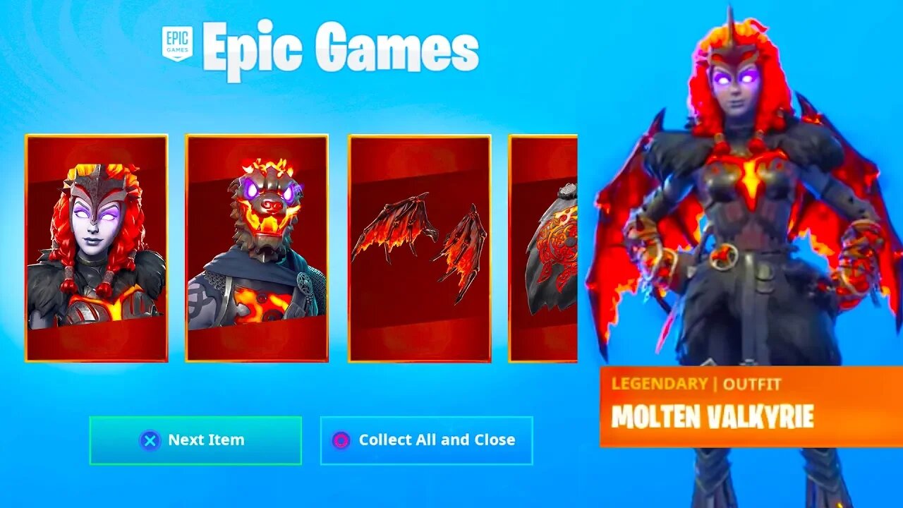 How To Unlock The "MOLTEN VALKYRIE & BATTLE HOUND" Skins For FREE In Fortnite!