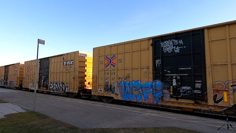 CN 2299, CN 2595 & CN 1002 Locomotives Mixed Freight Train West Strathroy Sub