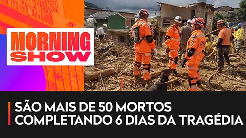 Bombeiros seguem buscas por desaparecidos no Litoral Norte de SP