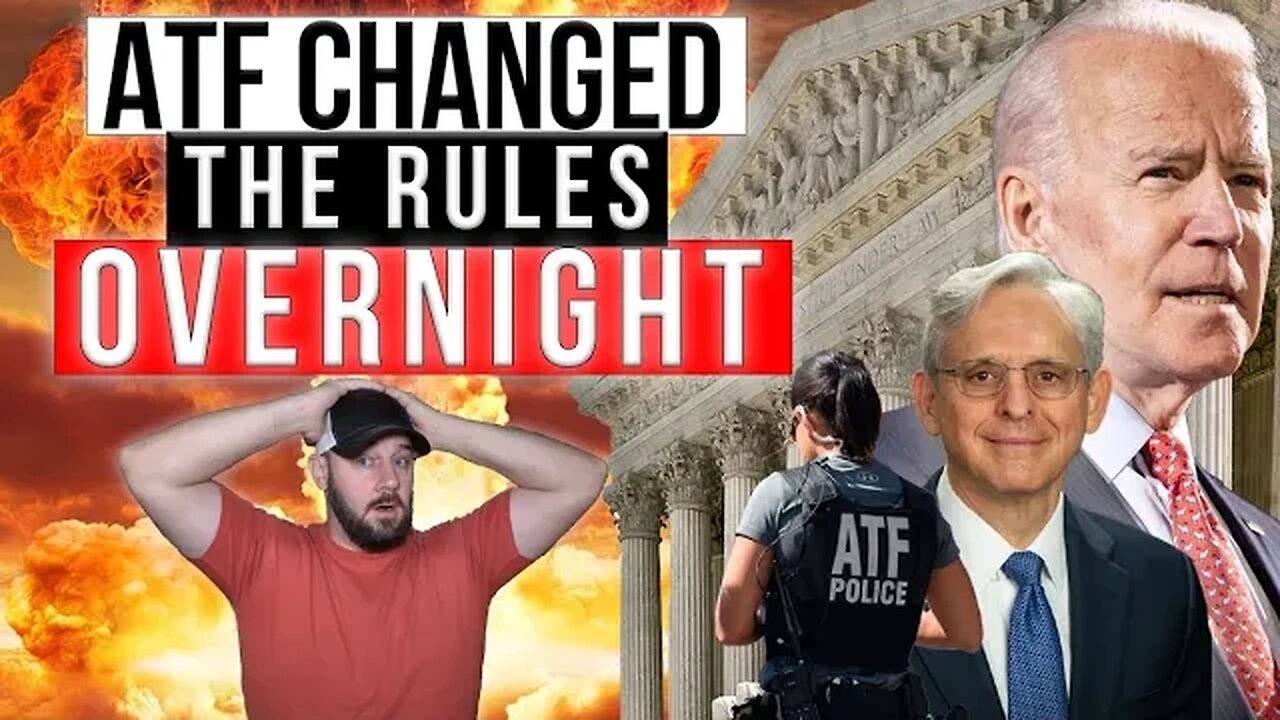 BREAKING: ATF just changed ALL the rules by fiat… ALL 80% frames are serialized firearms overnight…