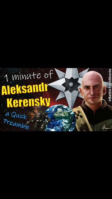 BATTLETECH #Shorts - Aleksandr Kerensky, a Quick Preamble