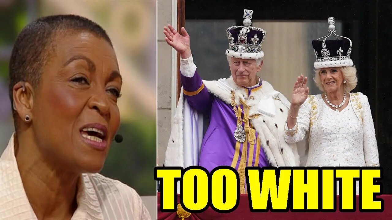 WOKE actress Adjoa Andoh SLAMS the British Royal family as TOO WHITE at King Charles' coronation!