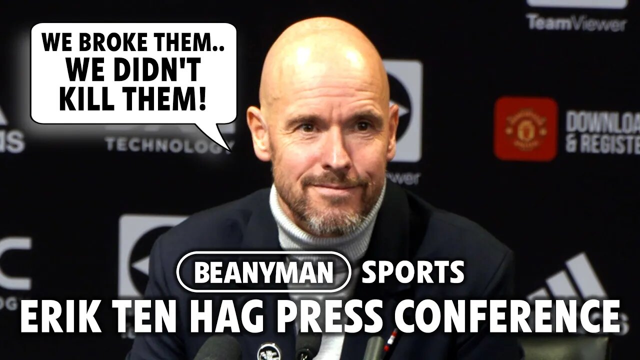 'We broke them.. we didn't KILL THEM!' | Man Utd 0-0 Newcastle | Erik ten Hag press conference