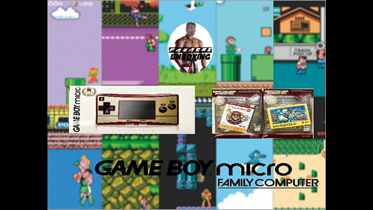 Fazares Unboxing Special - GAME BOY MICRO FAMICOM 20TH ANNIVERSARY EDITION + SUPER MARIO BROS 1+2