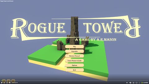 OLDMANPCGAMER - ROGUE TOWER - TOWER DEFENSE Livestream -GAMING IS FUN - Casual Fun!